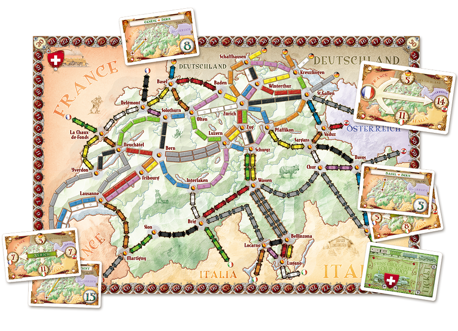 Ticket To Ride - Map Collection: Volume 2 India &amp; Switzerland