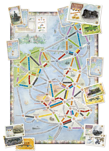 Ticket To Ride - Map Collection: Volume 5 United Kingdom & Pennsylvania - Good Games