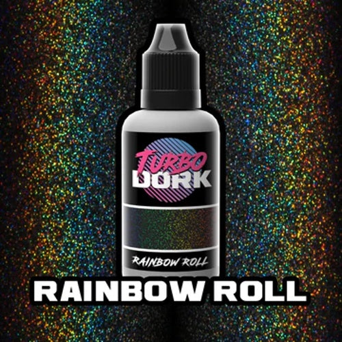 Turbo Dork Rainbow Roll Metallic Acrylic Paint 20ml Bottle - Good Games
