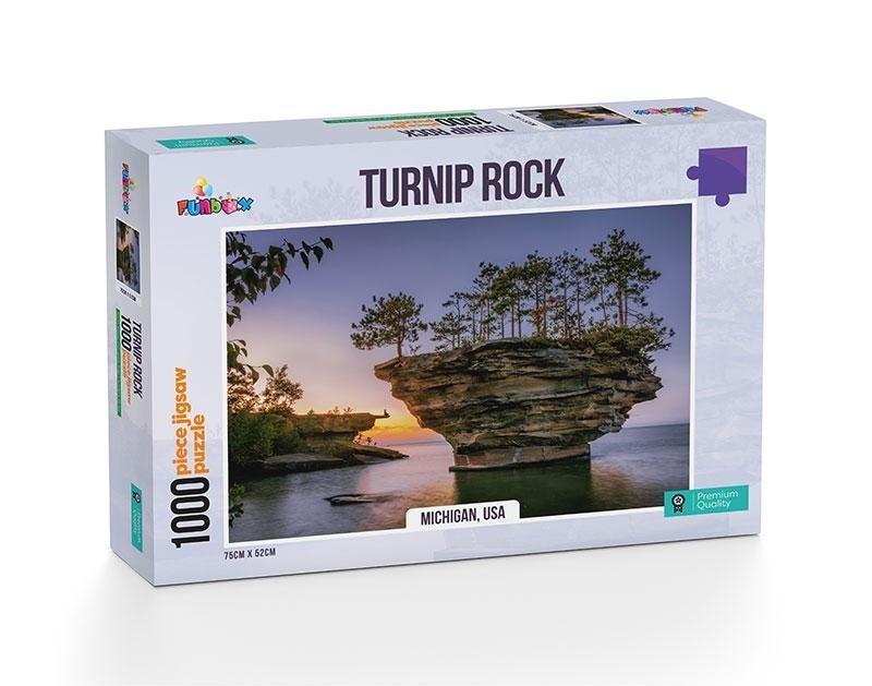 Funbox Puzzle Turnip Rock Michigan USA Puzzle 1000 pc - Good Games