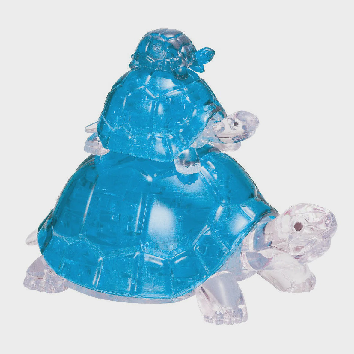 3D Turtles (Blue) Crystal Puzzle - Good Games