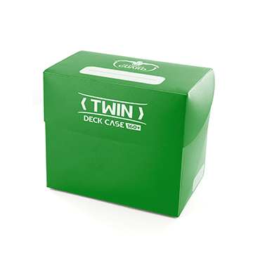 Ultimate Guard - Twin Deck Case 160+ Standard Size Green - Good Games