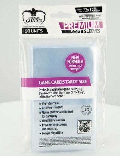 Ultimate Guard Premium Soft Sleeves For Tarot Cards (50) - Good Games