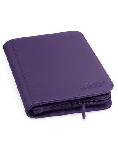Ultimate Guard 4-Pocket Zipfolio Xenoskin Purple