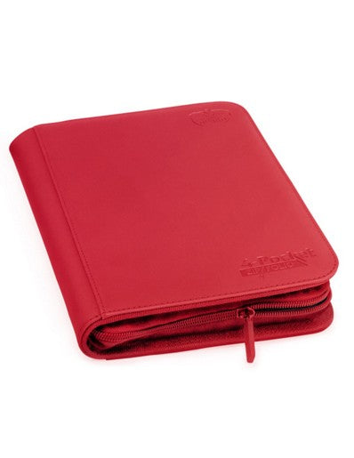 Ultimate Guard 4-Pocket Zipfolio Xenoskin Red
