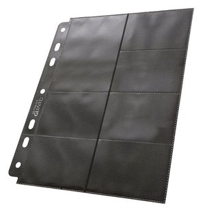 Ultimate Guard 14-Pocket Compact Pages Standard Size &amp; Mini American Black