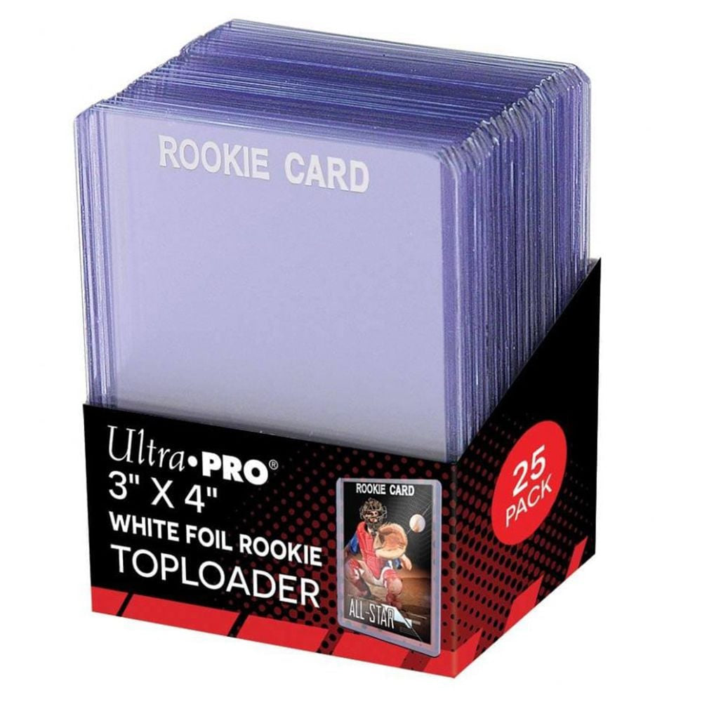 Ultra Pro - Toploader - 3 X 4 White Foil Rookie