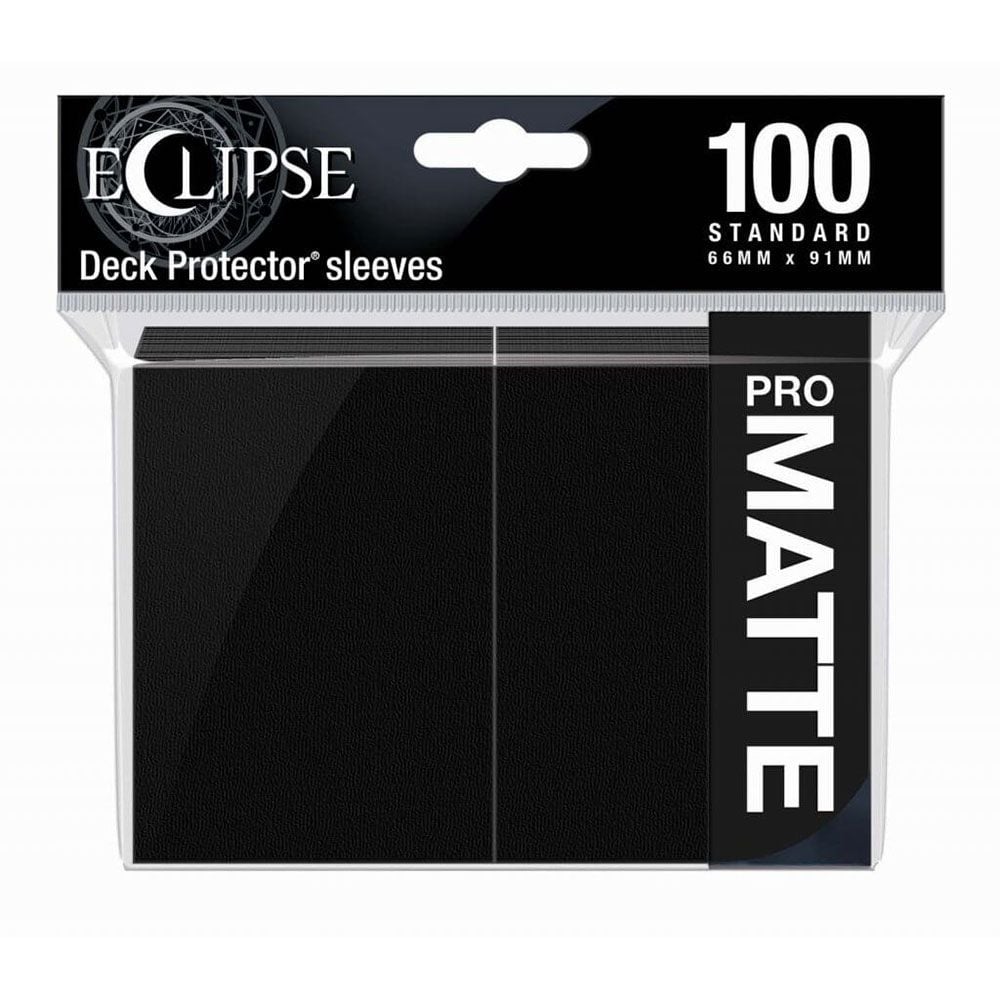 Deck Protectors Standard 100ct Pro-Matte-Eclipse Black - Good Games