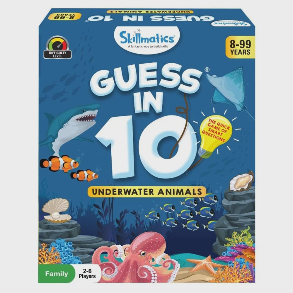 Skillmatics Guess in 10 Underwater Animals