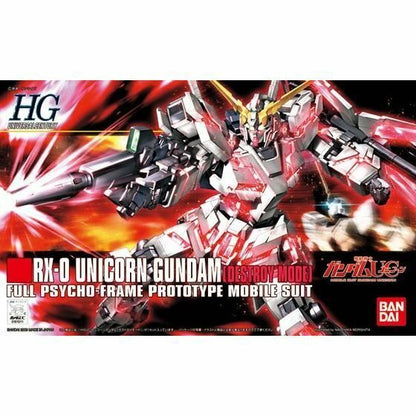 Bandai 1/144 HGUC RX-0 Unicorn Gundam (Destroy Mode) - Good Games