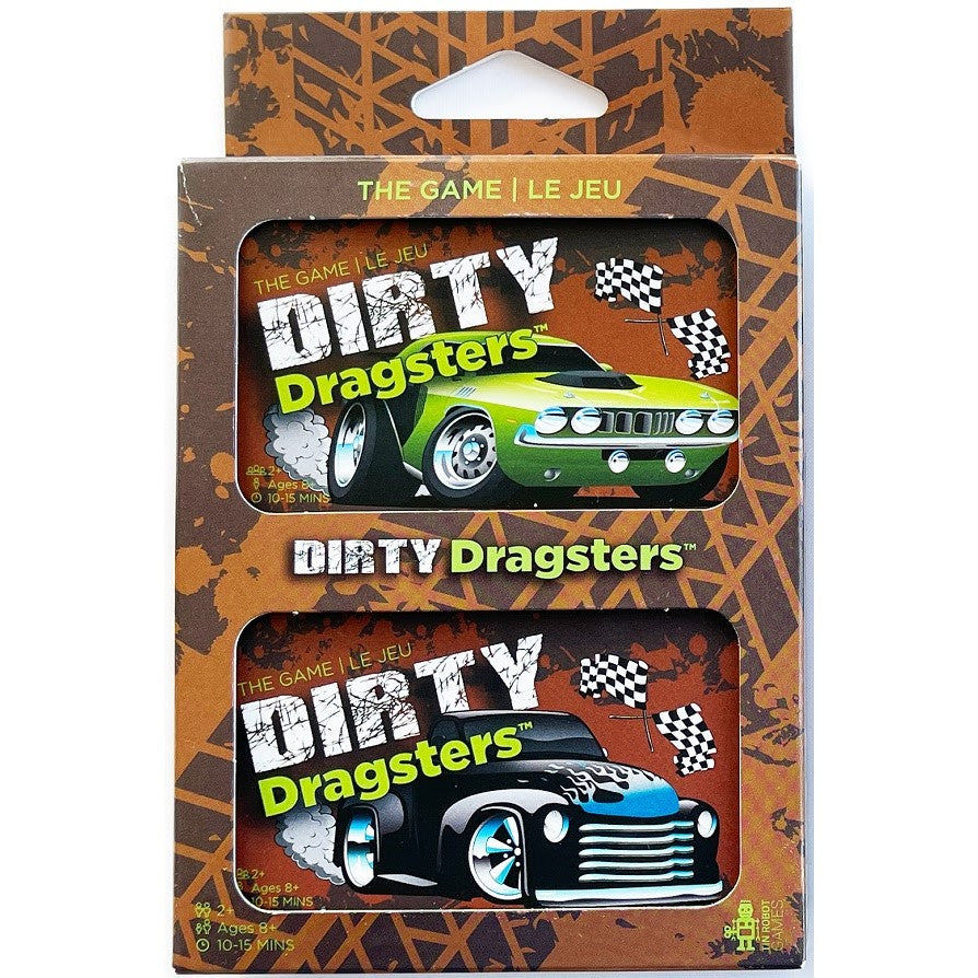 Dirty Dragsters: Green & Black Car Decks - Good Games