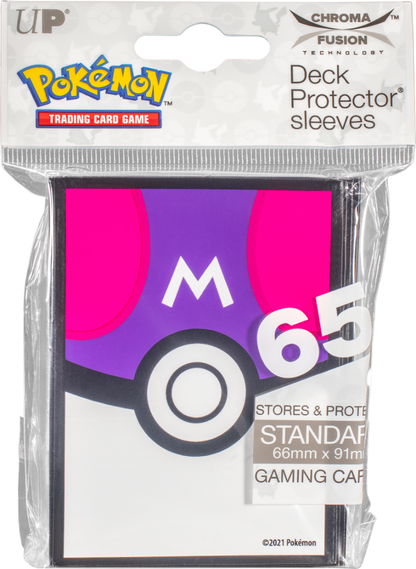 Pokemon Deck protecter Chromafusion Sleeves - Master Ball - Good Games