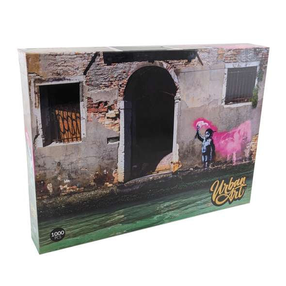 Bansky Urban Art Migrant Child 1000 Piece Jigsaw