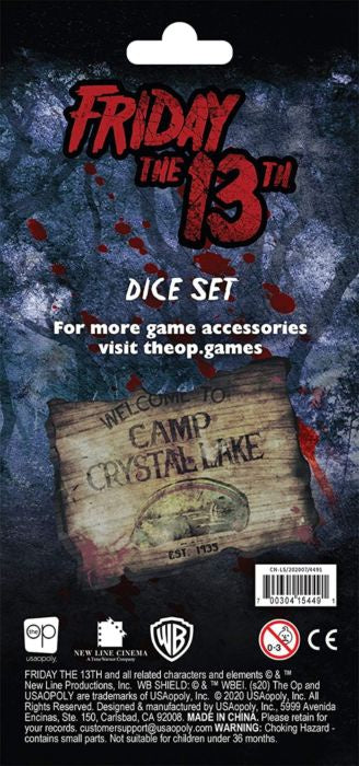 Friday the 13th Dice Set