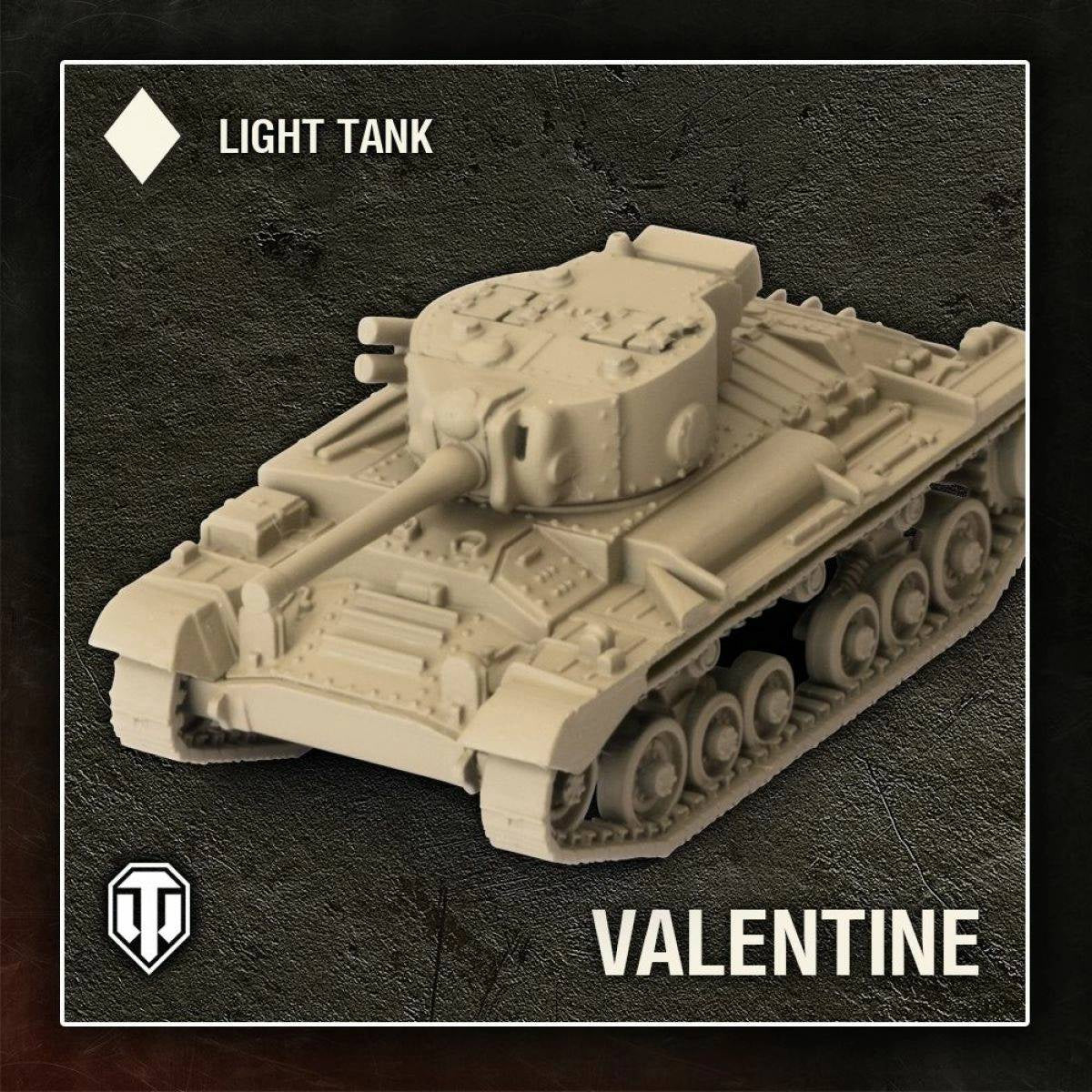 World of Tanks Miniatures Game Wave 1 Tank British (Valentine) - Good Games