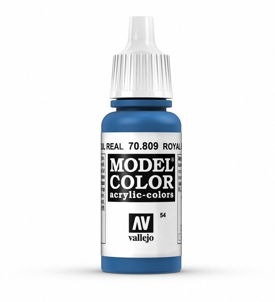 Vallejo Model Colour - Royal Blue 17ml Acrylic Paint (AV70809) - Good Games
