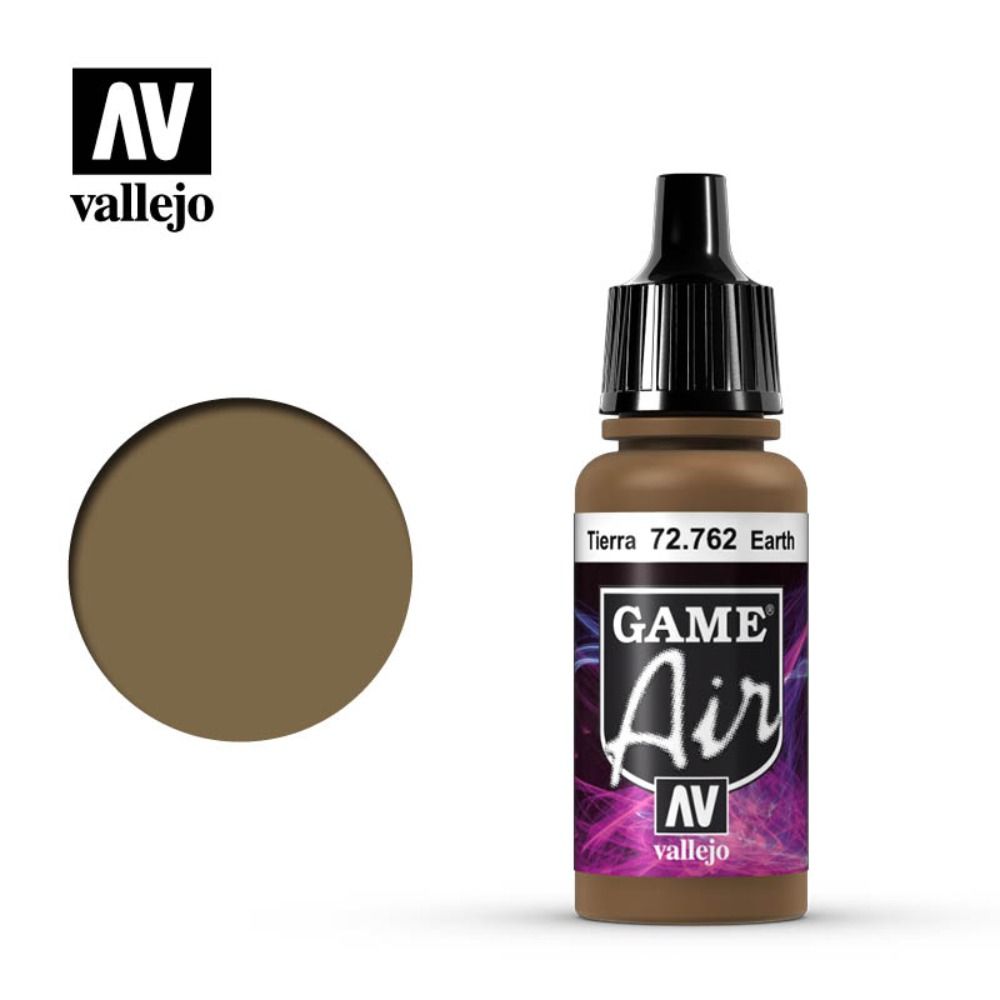 Vallejo Game Air - Earth 17ml Acrylic Paint (AV72762) - Good Games