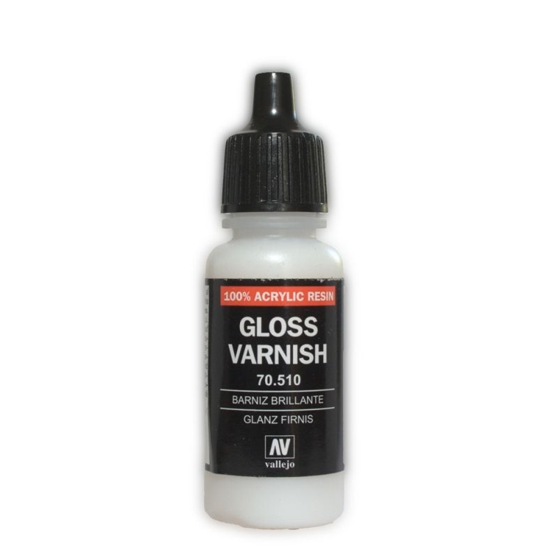 Vallejo Gloss Varnish 17ml Acrylic Paint (AV70510) - Good Games
