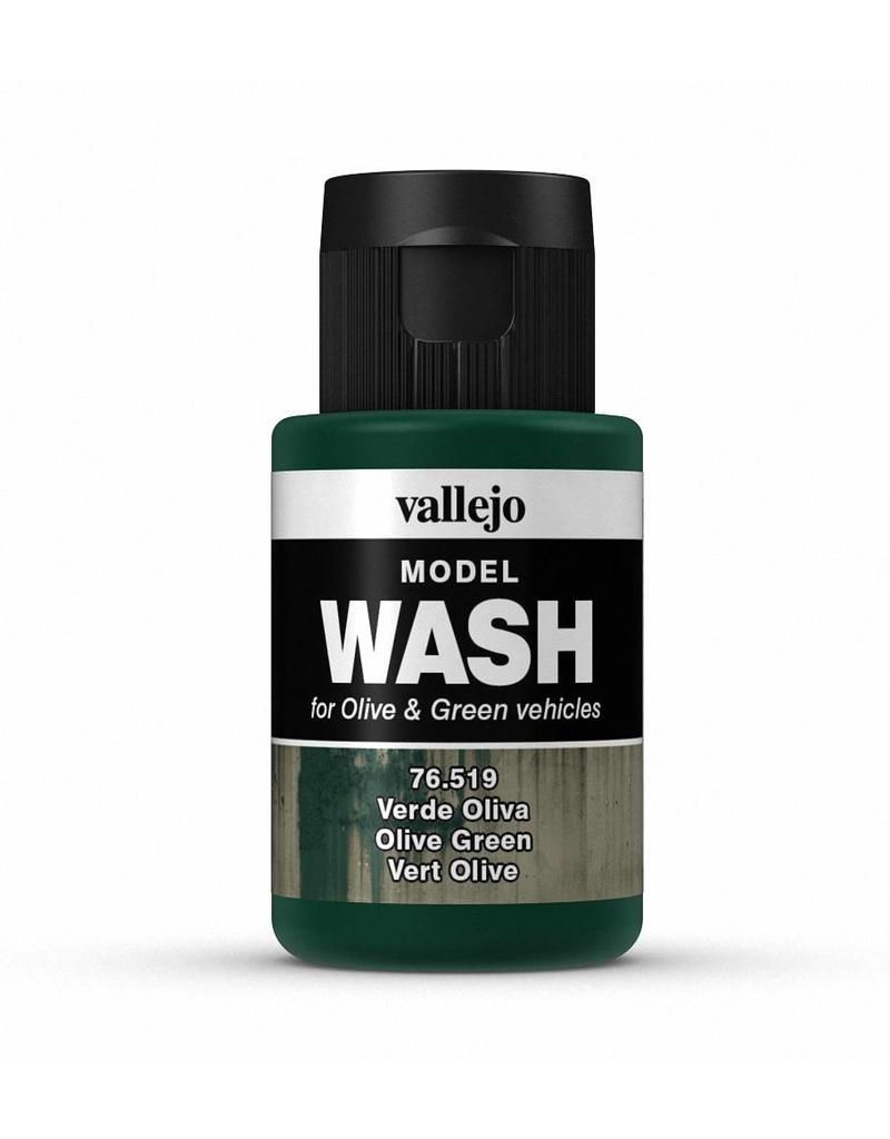 Vallejo Model Wash - Olive Green 35ml Acrylic Paint (AV76519) - Good Games
