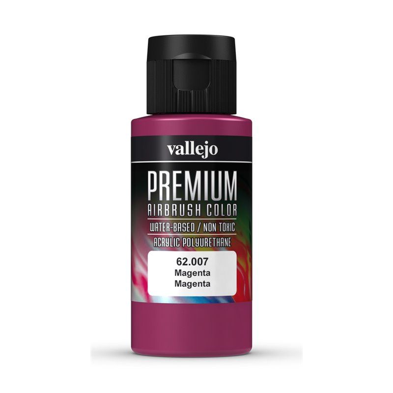 Vallejo Premium Colour – Magenta 60ml Acrylic Paint (AV62007) - Good Games