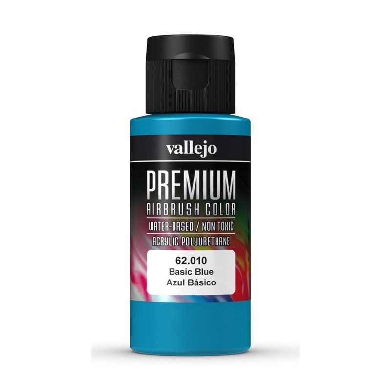 Vallejo Premium Colour - Basic Blue 60ml Acrylic Paint (AV62010) - Good Games