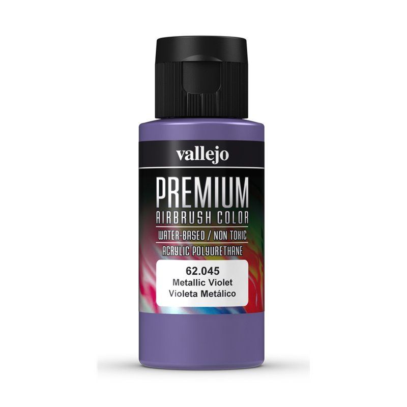 Vallejo Premium Colour - Metallic Violet 60ml Acrylic Paint (AV62045) - Good Games