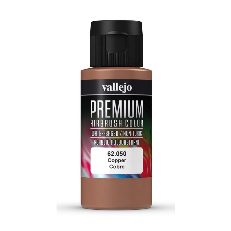 Vallejo Premium Colour – Copper 60ml Acrylic Paint (AV62050) - Good Games