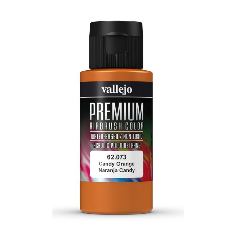 Vallejo Premium Colour - Candy Orange 60ml Acrylic Paint (AV62073) - Good Games