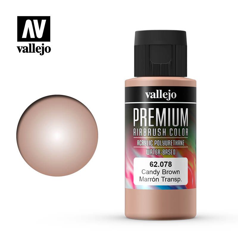 Vallejo Premium Colour - Candy Brown 60ml Acrylic Paint (AV62078) - Good Games