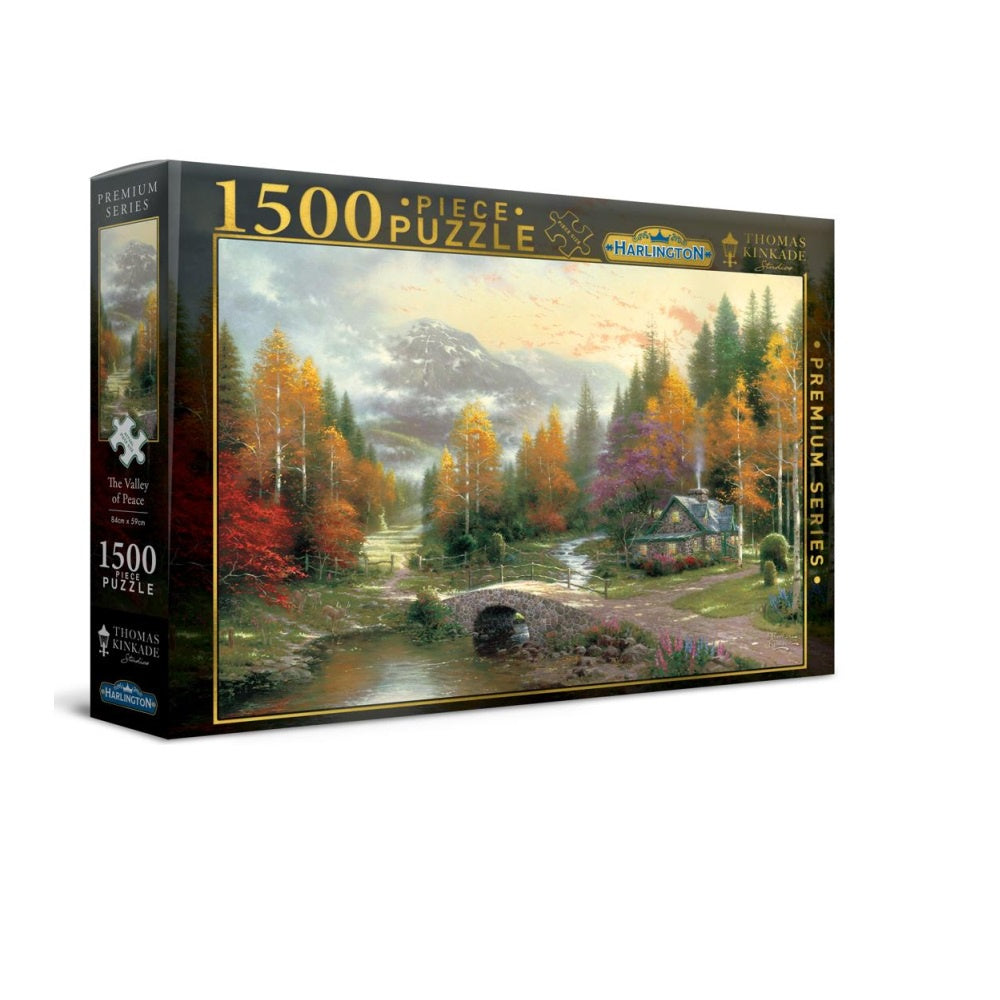 Harlington - Thomas Kinkade The Valley of Peace 1500 Piece Jigsaw - Good Games
