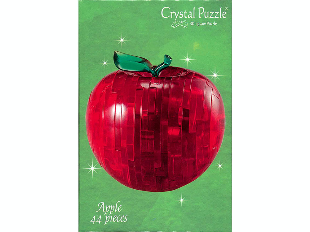3D Red Apple Crystal Puzzle - Good Games