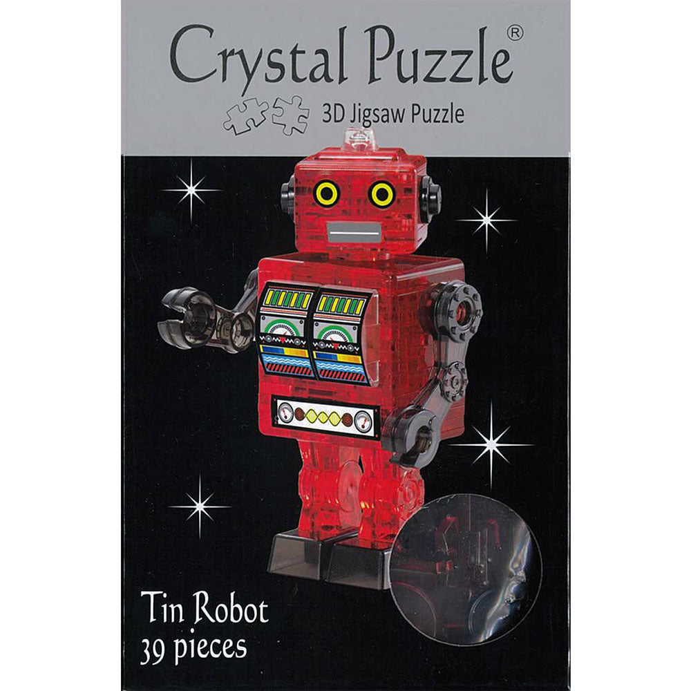 3D Tin Robot Crystal Puzzle - Good Games