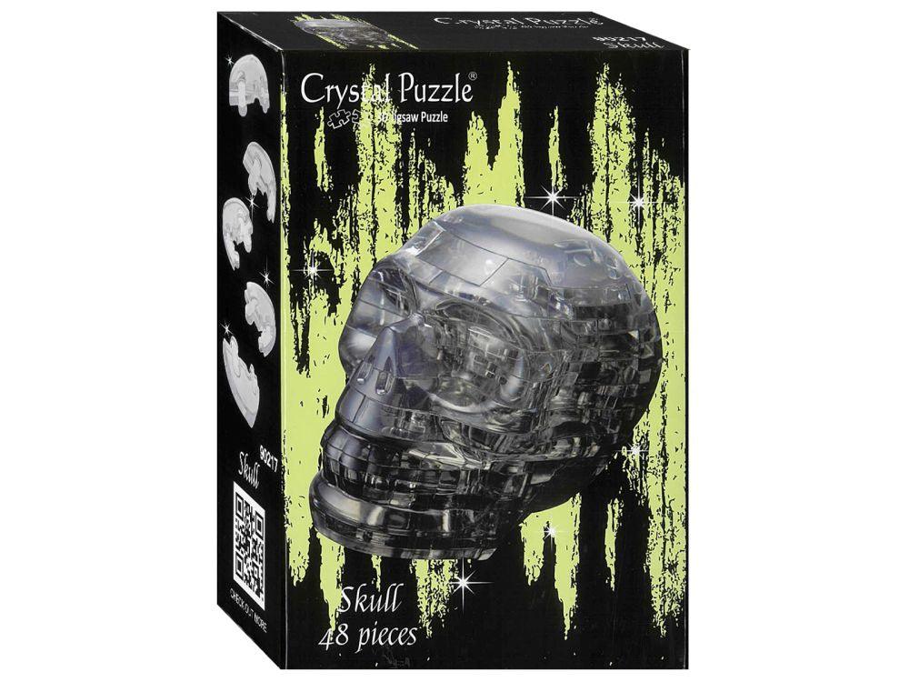 3D Black Skull Crystal Puzzle