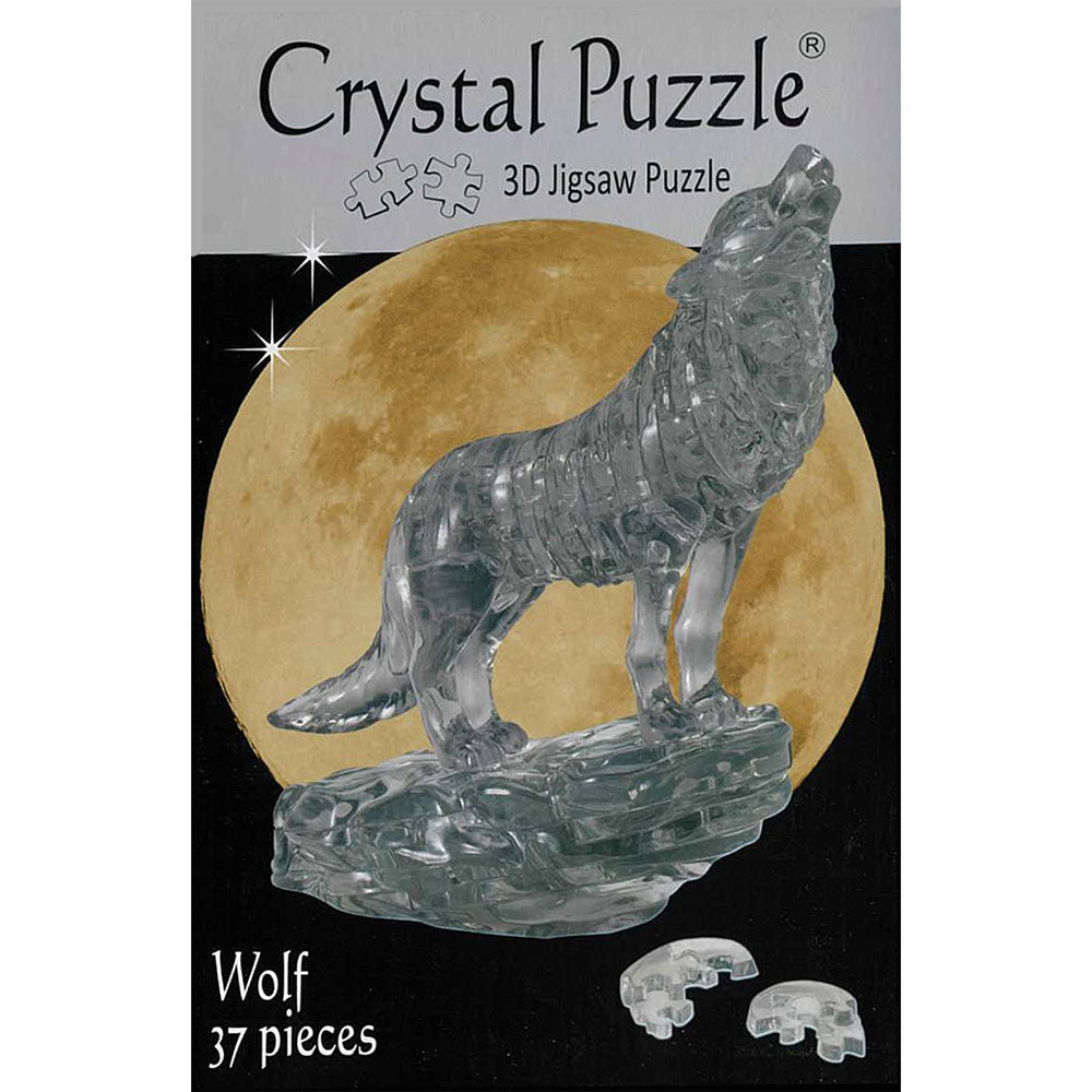 3D Black Wolf Crystal Puzzle - Good Games