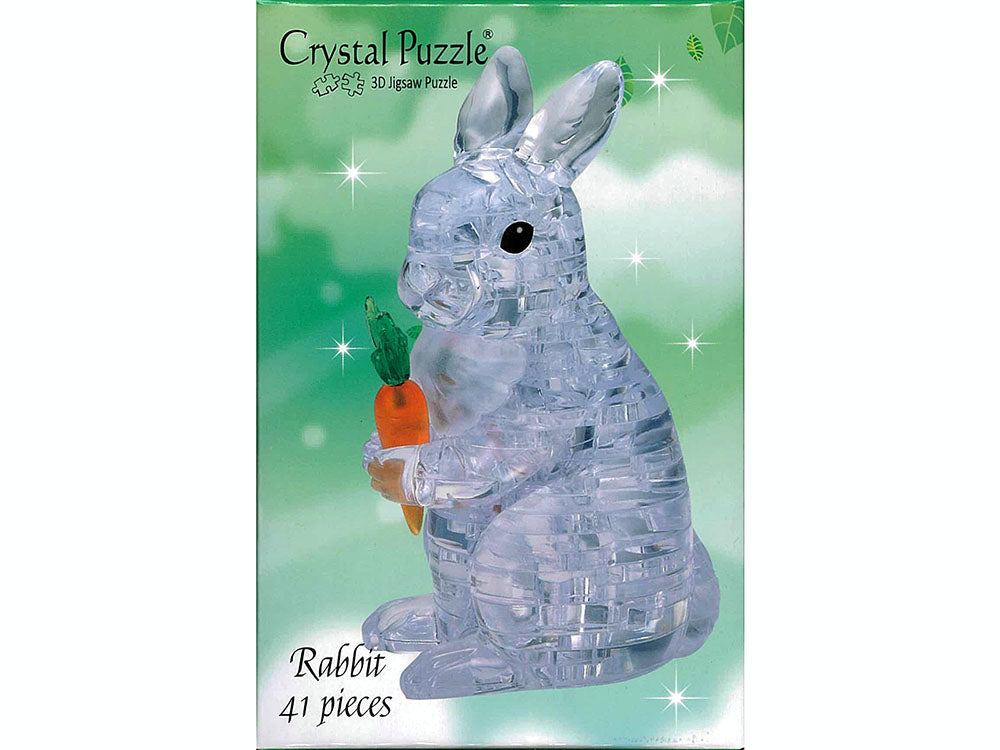 3D Rabbit Crystal Puzzle - Good Games