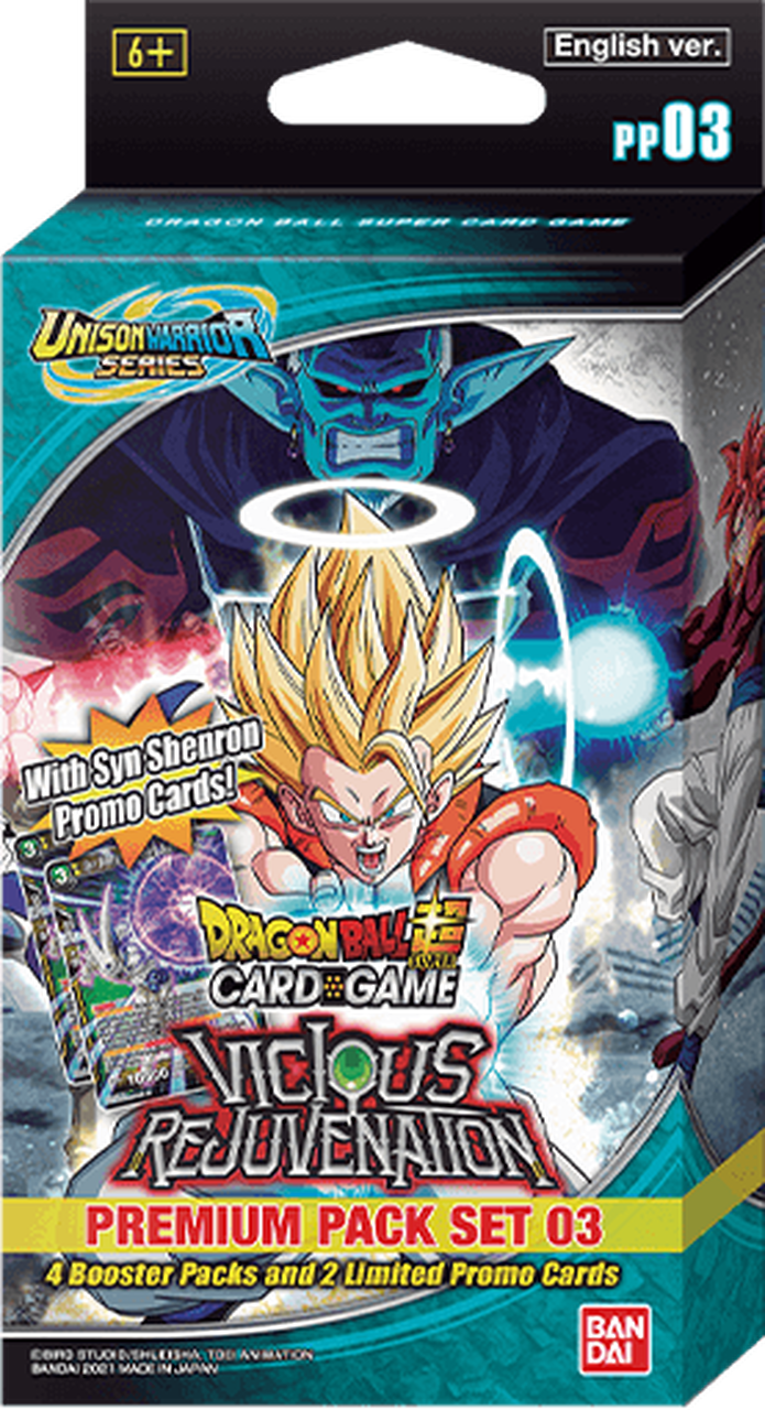 Dragon Ball Super Card Game - Vicious Rejuvenation Premium Booster Pack [DBS-B12]