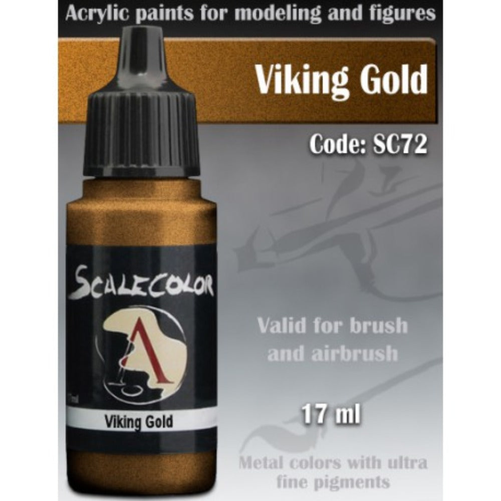 Scale 75 - Scalecolor Viking Gold (17 ml) SC-72 Acrylic Paint - Good Games