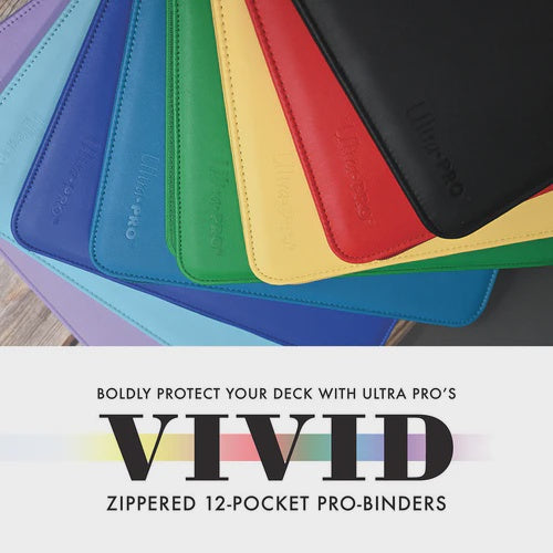 Ultra Pro Binder - Vivid 12 Pocket Zippered Pro Binder - Good Games