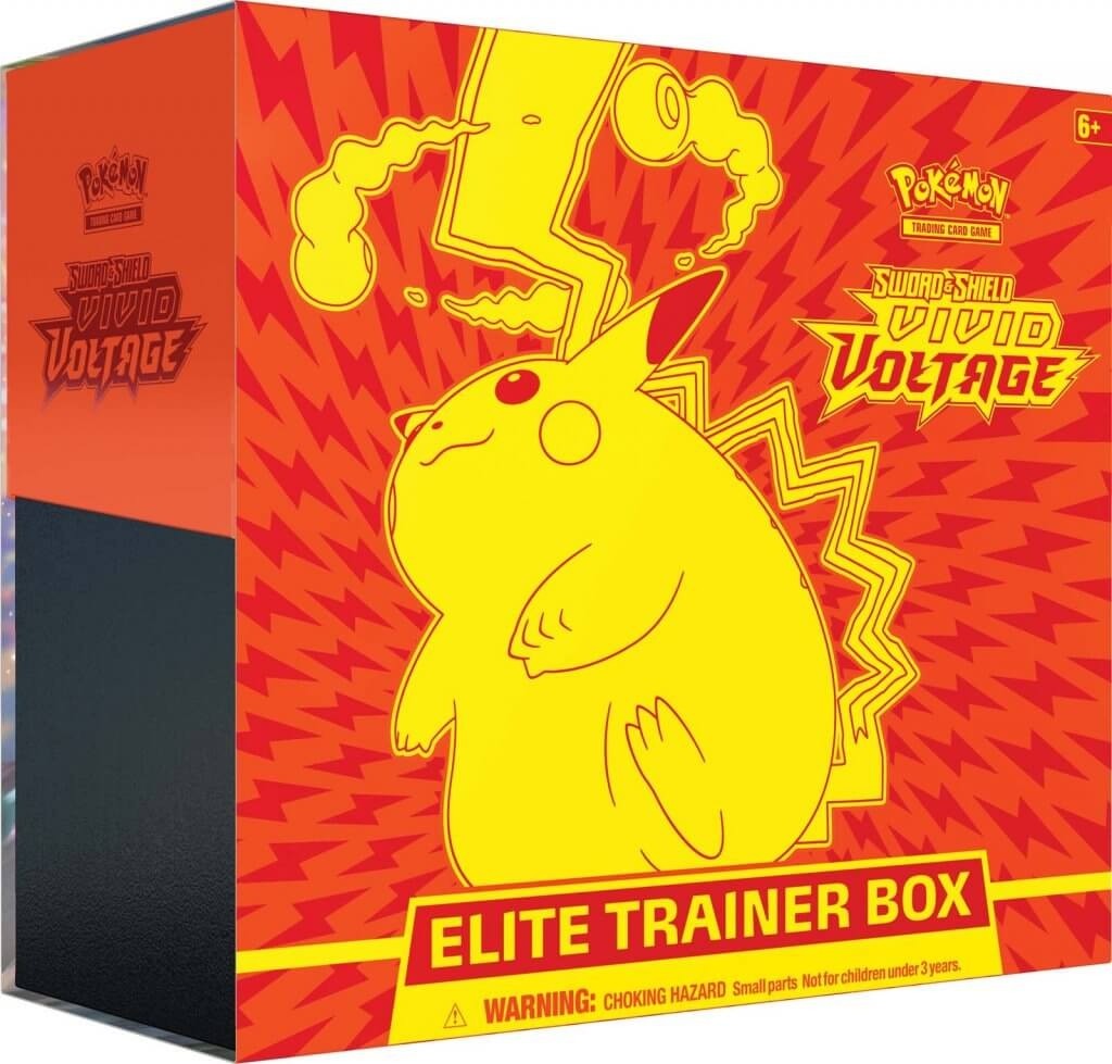Pokemon TCG - Sword & Shield - Vivid Voltage - Elite Trainer Box - Good Games