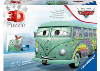 Ravensburger - VW T1 Pixar - 162 Piece 3D Jigsaw - Good Games