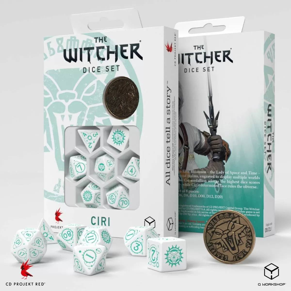 Q Workshop - The Witcher Dice Set Ciri - The Law of Surprise - Good Games
