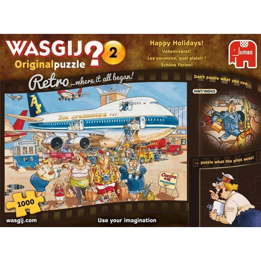 Wasgij? Retro Original 2 - Happy Holidays 1000 Piece Jigsaw - Good Games