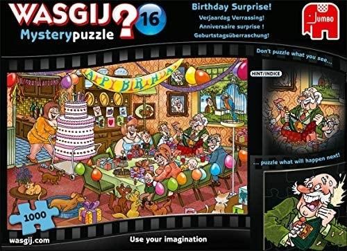 Wasgij? Mystery 16 - Birthday Surprise – 1000 Piece Jigsaw - Good Games
