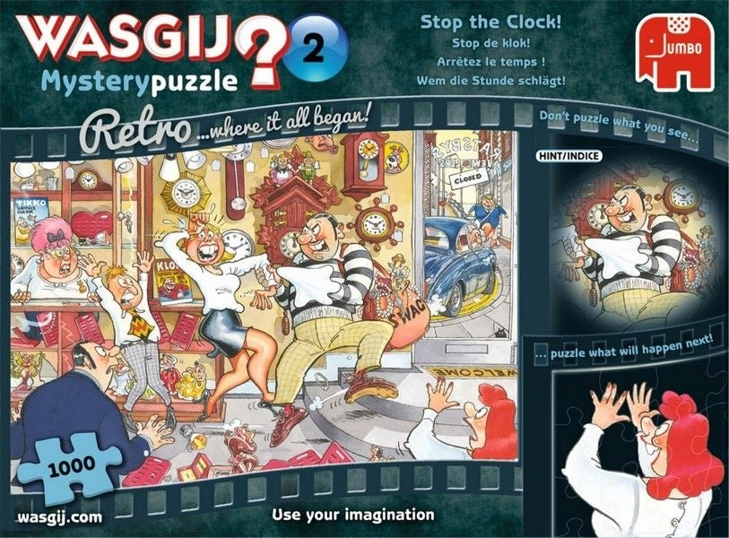 Wasgij? Retro Mystery 2 - Stop The Clock 1000 Piece Jigsaw - Good Games
