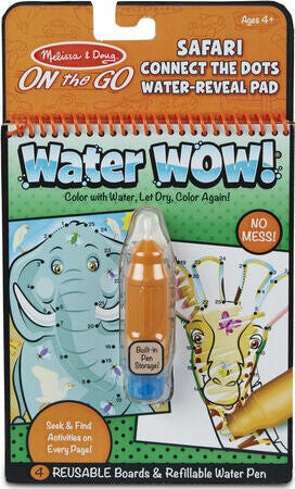 Melissa & Doug - On the Go - Water WOW! - Connect Dots Safari - Good Games
