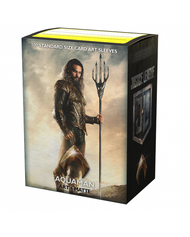 Dragon Shield - Sleeves - Box 100 - MATTE Art - Justice League Aquaman - Good Games