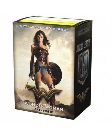 Dragon Shield - Sleeves - Box 100 - MATTE Art - Justice League Wonder Woman - Good Games