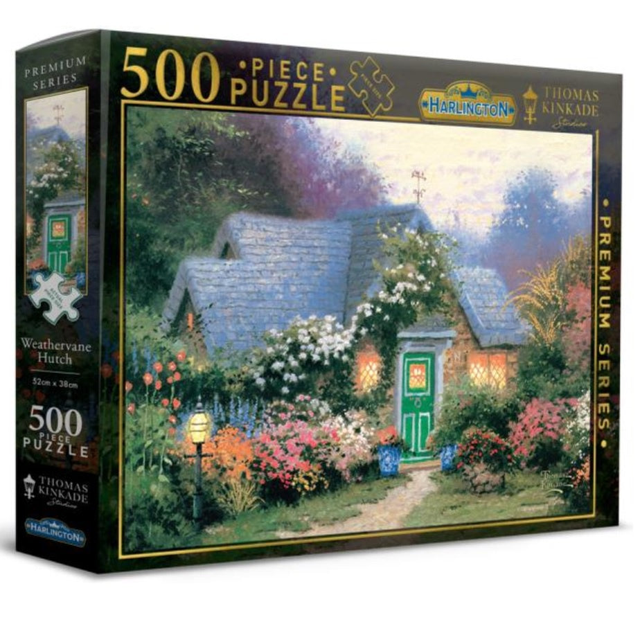 Harlington - Thomas Kinkade Pine Weathervane Hutch 500 Piece Jigsaw
