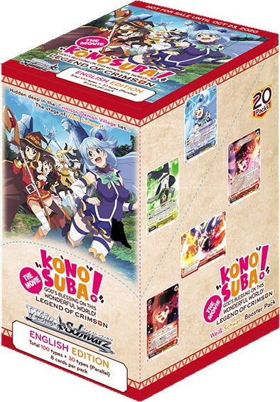 WSE-BT - Konosuba: God&#39;s Blessing on this Wonderful World! Legend of Crimson Booster Box (ENG) - Good Games
