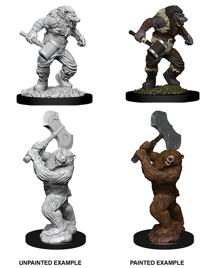 Dungeons &amp; Dragons - Nolzurs Marvelous Unpainted Miniatures Wereboar &amp; Werebear